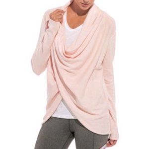 CALIA by Carrie Underwood Pink Drape Sweater